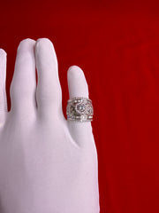 Pure Silver Women’s Cocktail Ring (Size 6) WR245