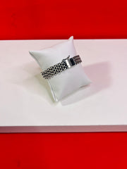 Men Gunmetal Pure Silver Bracelet MB50