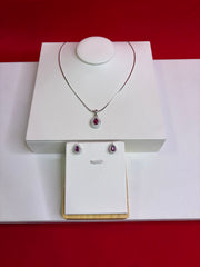 Pure Silver Pendant Set (WN137)