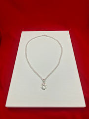 Pure Silver Khanda Pendant