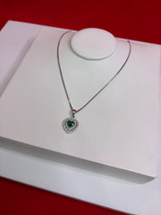 Pure Silver Pendant Necklace (WN103)