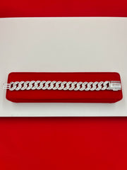 Men iced-out baguette bracelet