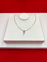 Pure Silver “P” Pendant Necklace