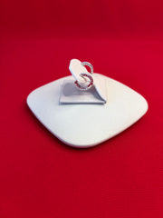 Pure Silver Hoops Earrings (HE85)