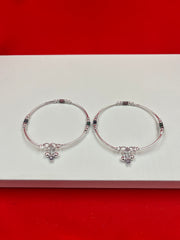 Bangle Style Anklets (Pure Silver)