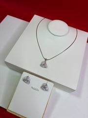 Pure Silver Pendant Set (WN149)