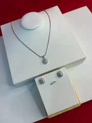 Pure Silver Pendant Set (WN221)