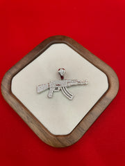 Pure Silver Ak47 pendant