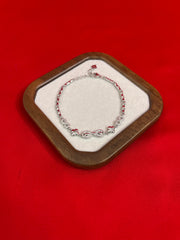 Fancy Pure Italian Silver Bracelet