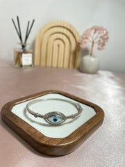 Evil Eye Bangle Bracelet