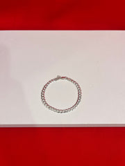 Men’s Pure Silver Cuban Bracelet (MB60)