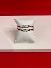 Pure Silver Bangle Pair 2.2 (SB07)