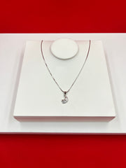 Moon Silver Pendant Necklace