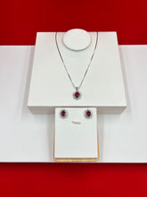 Pink Garnet Glow Pendant Set