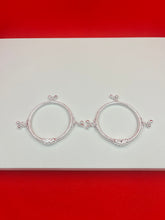 Pure Silver Ghungro Bangle Pair 2.2