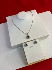 Pure Silver Pendant Set (WN211)