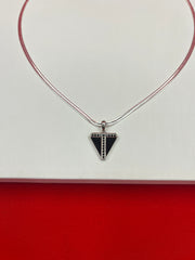 Black Vibe Silver Pendant