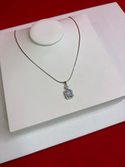 Pure Silver Pendant Necklace (WN104)