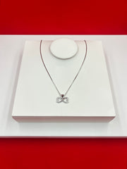 Forever Infinity Silver Pendant Necklace