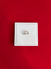 Pure Silver Pearl Ring Size 7 (PR16)