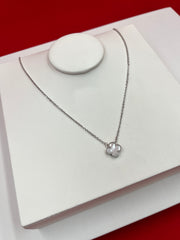 Van Clover Leaf Silver Necklace