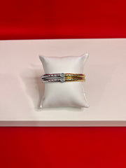 Pure Silver Bangle Pair 2.4
