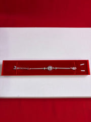 Kids Pure Silver Rakhi Bracelet (KSR21)