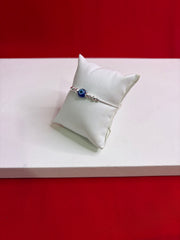 Women’s Evil Eye Silver Bracelet Wb118 (6.5-8.0”Inch)