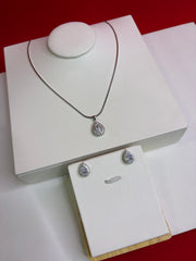 Pure Silver Pendant Set (WN142)