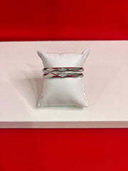 Pure Silver Bangle Pair 2.2 (SB08)