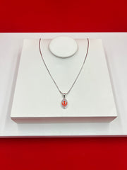 Khanda Sahib Silver Pendant Necklace