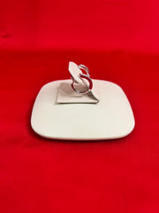 Pure Silver Hoops Earrings (HE44)