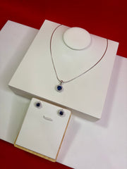Pure Silver Pendant Set (WN159)