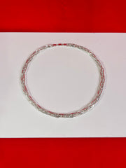 Hollow Pure Silver Chain 20” Sc90