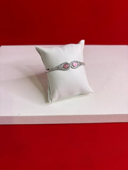 Women’s Pure Silver Bangle Bracelet (SB113)