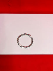 Men Gunmetal Pure Silver Bracelet MB48