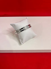 Pure Silver Bangle Pair 2.4