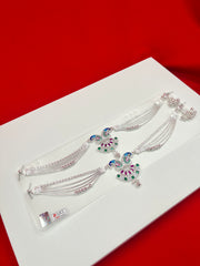 Heavy Silver Pure Anklets
