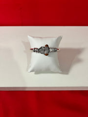 Pure Silver Trishul Rudhraksh Kada 2.6