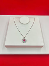 Maroon Glow Pendant Set