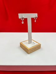 Clear dangling stone Earrings