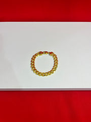Pure Silver 24K Gold plated Bracelet