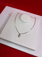Pure Silver Pendant Necklace (WN121)