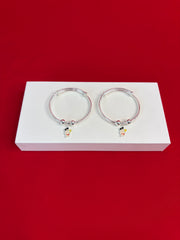 Pure Silver Adjustable Kangan Bracelet (KS123)