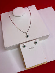 Pure Silver Pendant Set (WN141)