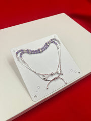 Adjustable Pure silver Anklets