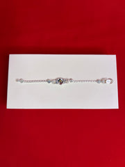 Kids Pure Silver Rakhi Bracelet (KSR12)