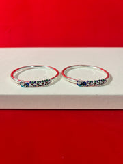 Pure Silver Bangle Pair 2.6 (SB59)