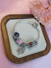 Authentic Pandora 5 Charms Bracelet
