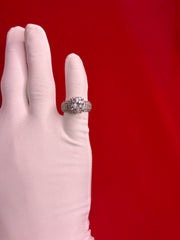 Pure Silver Women’s Cocktail Ring (Size 6) WR254